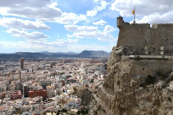 Fortaleza Santa Bárbara en Alicante —  Fotos de Stock