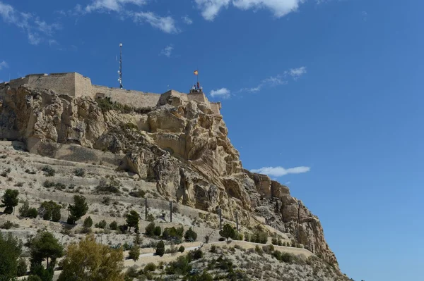 Fortaleza Santa Bárbara en Alicante —  Fotos de Stock