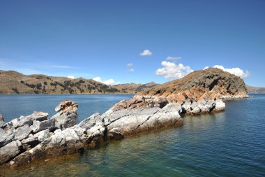 dağ Titikaka Gölü.