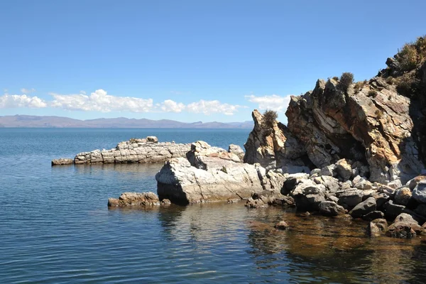 Lago di montagna Titicaca . — Foto Stock