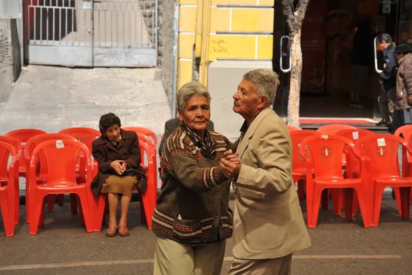 Residents of the city of La Paz city holiday note — Stock Photo, Image