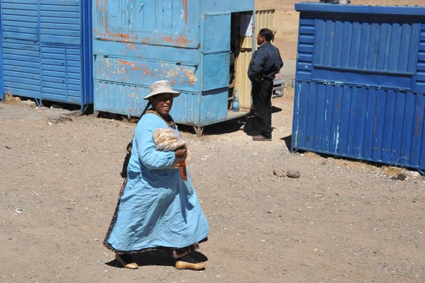 The people on the streets of La Paz city — Stock Photo, Image