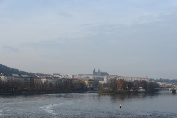 Praha. Řeka Vltava — Stock fotografie