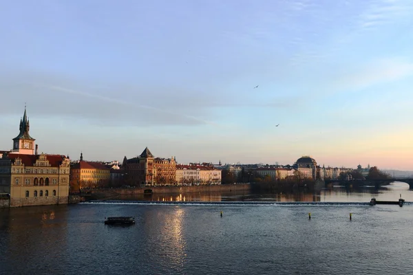 Prague. Vltava River — Stock Photo, Image