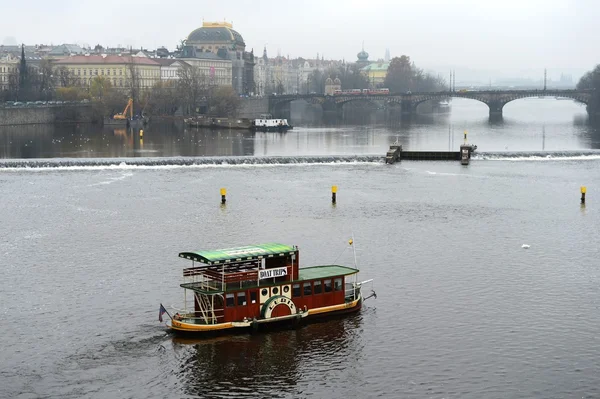 Prague. Vltava River — Stock Photo, Image