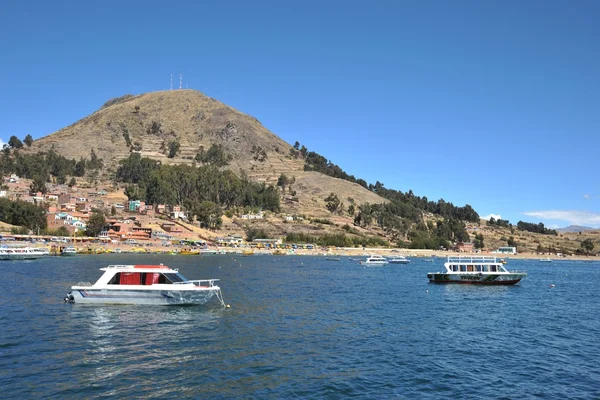 Montanha Lago Titicaca . — Fotografia de Stock