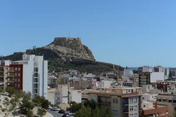 Santa barbara festung in alicante — Stockfoto