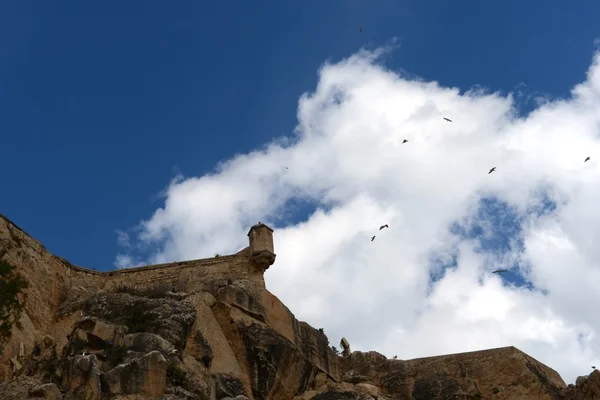 Santa Barbara fortress in Alicante — Stock Photo, Image