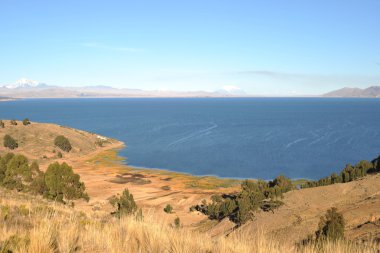 dağ Titikaka Gölü.