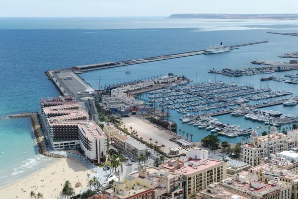Alicante - byen i den autonome regionen Valensijskij – stockfoto