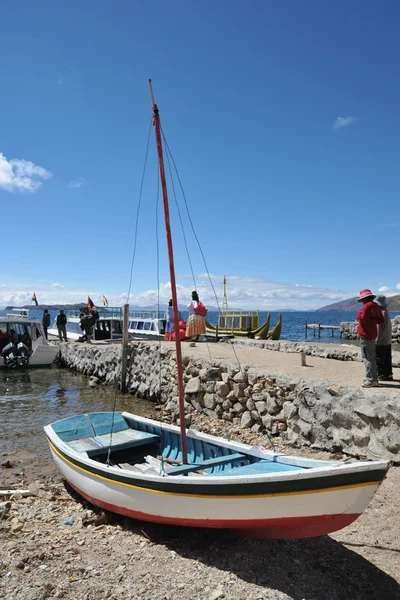 Locales de la isla del Sol . — Foto de Stock