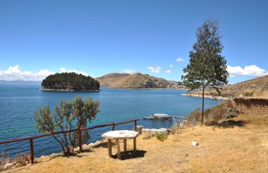 Sun Island lake Titicaca üzerinde yer alır