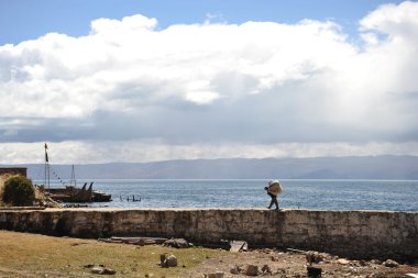 Sun Island lake Titicaca üzerinde yer alır