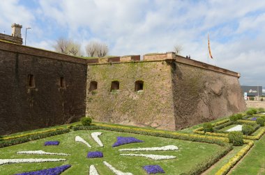Castell de Montjuic Barcelona, İspanya