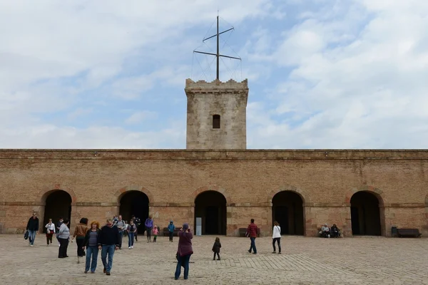 Castell de Montjuic en Barcelona, España — Foto de Stock