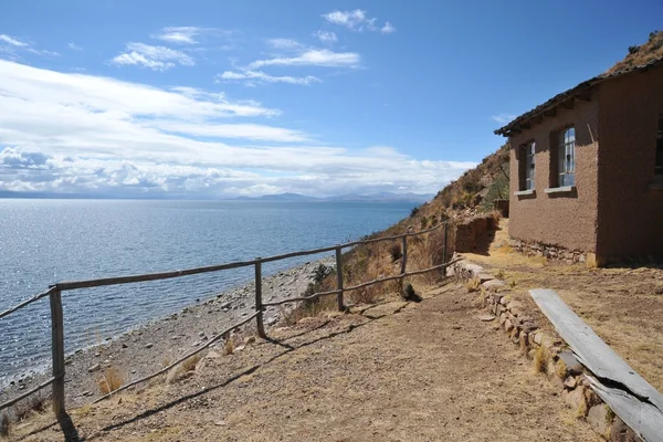 Isla de la Luna se encuentra en el lago Titicaca . —  Fotos de Stock