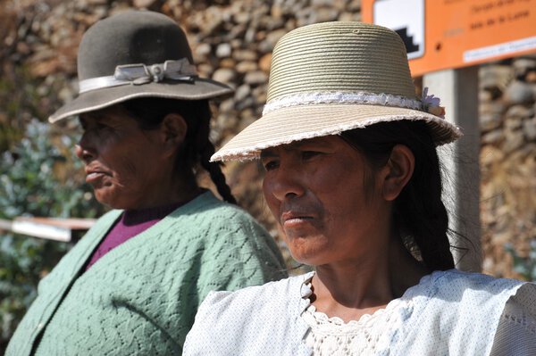 Unknown womans on the island of the Moon