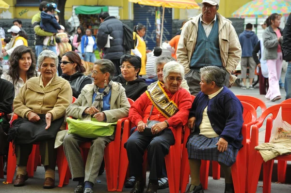 都市休日、ラパス市の住民 — ストック写真