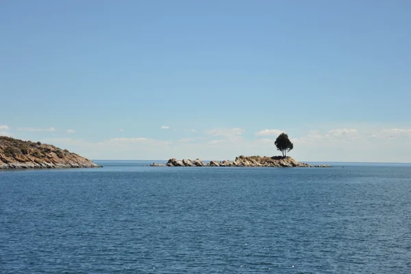 Mountain lake Titicaca. — Stockfoto