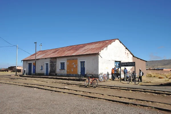 Railway station Tiahuanaco — Stock Photo, Image
