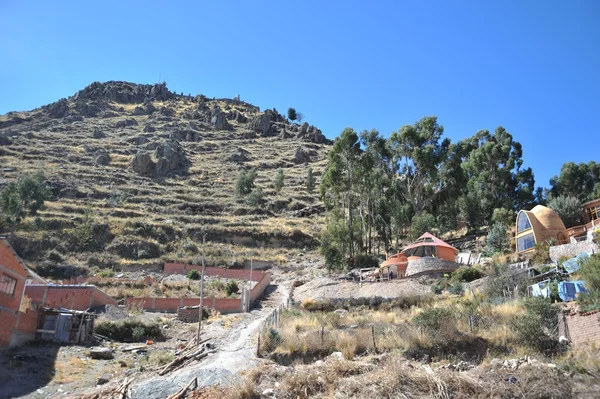 Ciudad de Copacabana en el lago Titicaca . —  Fotos de Stock