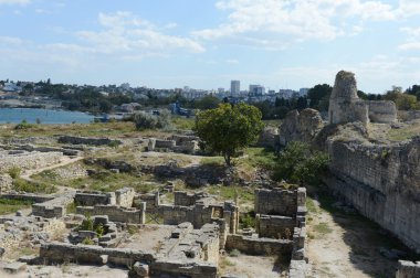 Kırım, Sivastopol yakınındaki antik Yunan chersonesus taurica.