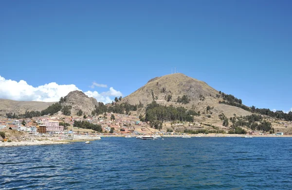 Horské jezero titicaca — Stock fotografie