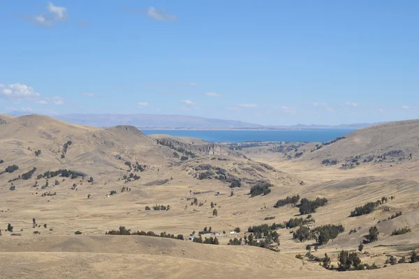 Mountain lake Titicaca — Stock Photo, Image