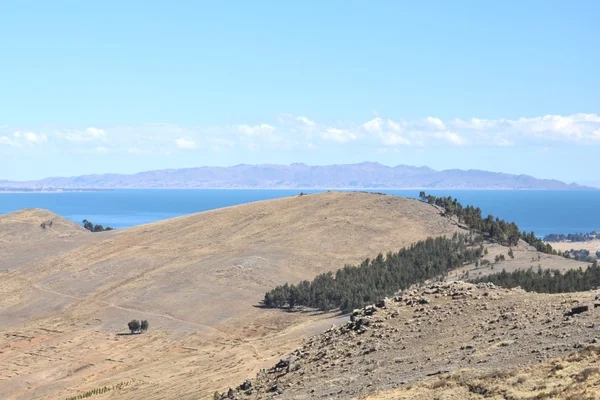 Mountain lake Titicaca — Stock Photo, Image