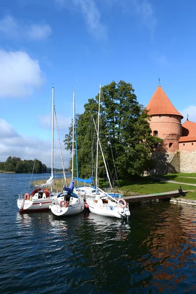 Trakai Ortaçağ kalesinde — Stok fotoğraf