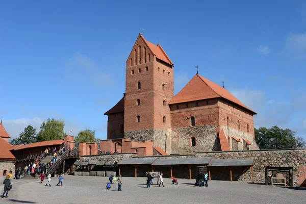 Castillo medieval en Trakai — Foto de Stock