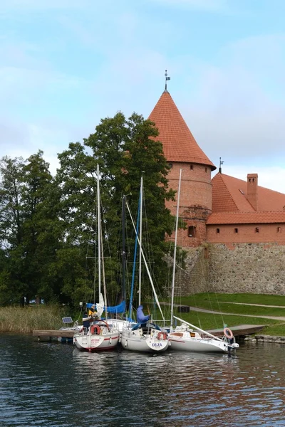 Castillo medieval en Trakai — Foto de Stock