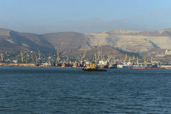 Porto de carga em Novorossiysk — Fotografia de Stock