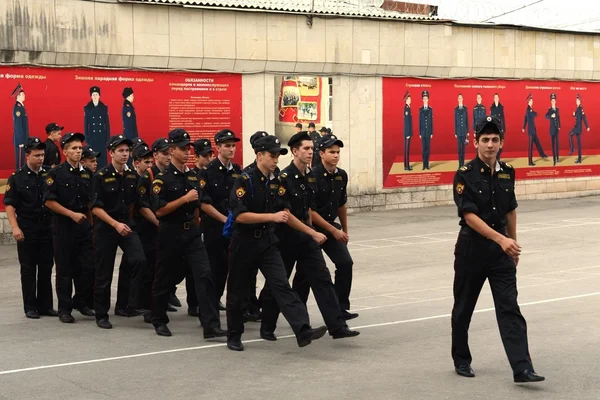 Cadets Novocherkassk Suvorov military school — Stock Photo, Image