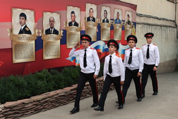 Cadets Novocherkassk Suvorov military school