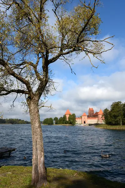 Castillo medieval en Trakai — Foto de Stock