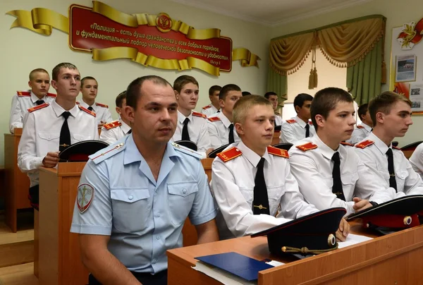 Öğrenciler Novocherkassk Suvorov askeri okul — Stok fotoğraf