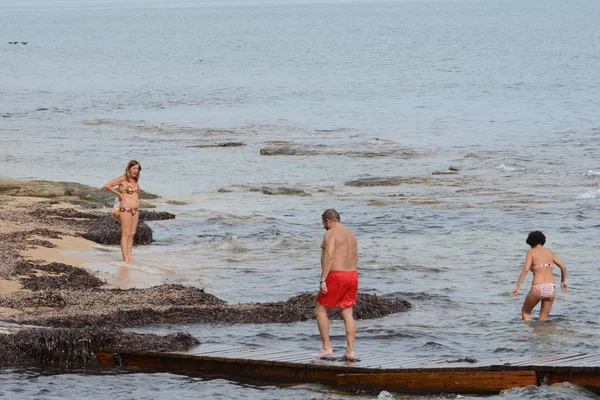 Het strand van de stad in Torrevieja. — Stockfoto