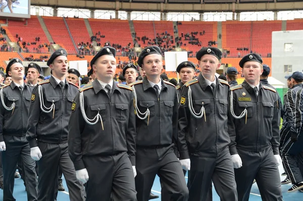 Moscow cadets — Stock Photo, Image