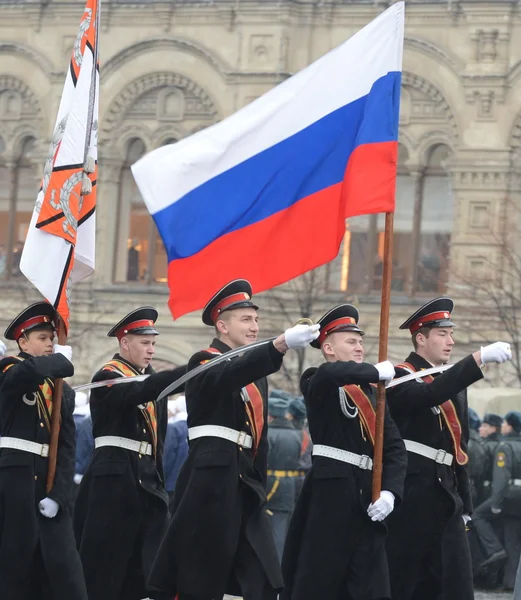 The cadets  of the Moscow Suvorov military school — Zdjęcie stockowe