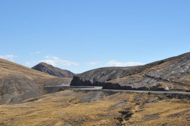 titicaca Gölü çevresi dağ