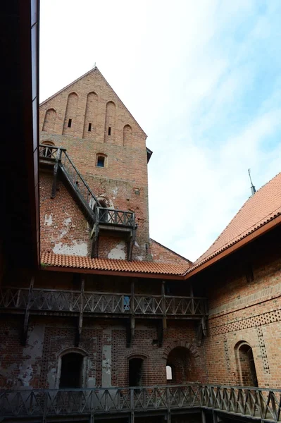 Castillo medieval en Trakai — Foto de Stock