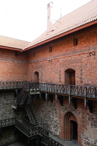 Castillo medieval en Trakai — Foto de Stock