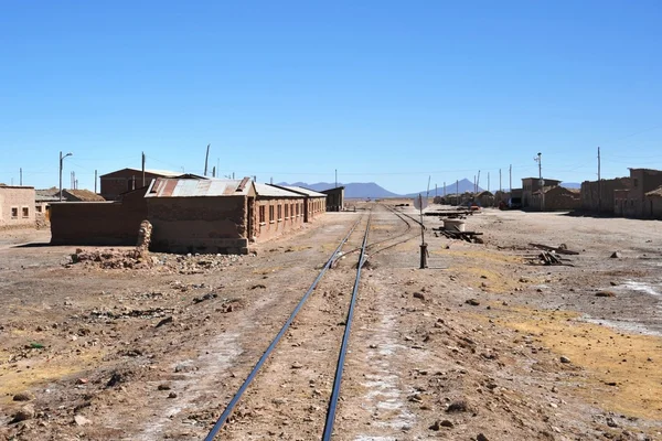 Göl Uyuni üzerinde tuz cellars. — Stok fotoğraf