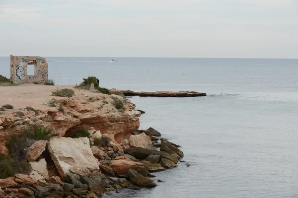 Punta prima is the most southern part of the popular resort of Torrevieja — Stock Photo, Image