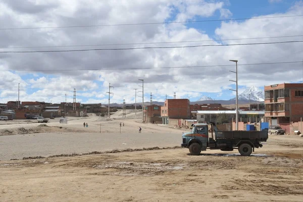 Am rand der stadt la paz. — Stockfoto