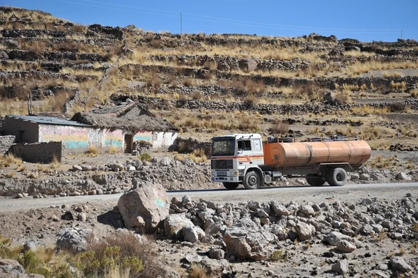 Βολιβίας ορεινά χωριά στο Αλτιπλάνο — Φωτογραφία Αρχείου