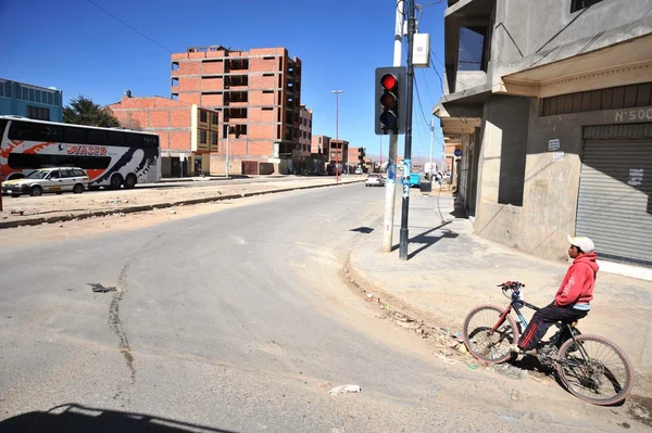 Dans les rues de la ville d'Oruro — Photo