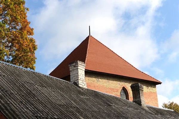 Středověký hrad v trakai, první hlavní město Litvy. — Stock fotografie