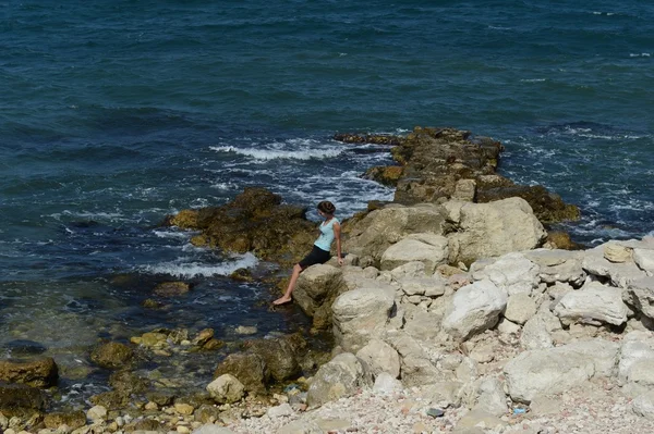 Sevastopol September 2014 Shore Chersonese Ancient Greek Chersonesus Taurica Sevastopol — Stock Photo, Image